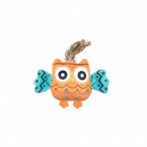 Printed Owl Cat Toy